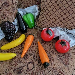 Glass decorative fruit